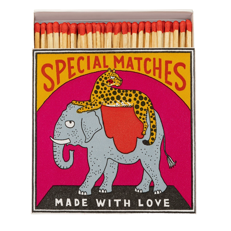 Zapałki Elephant and Cheetah