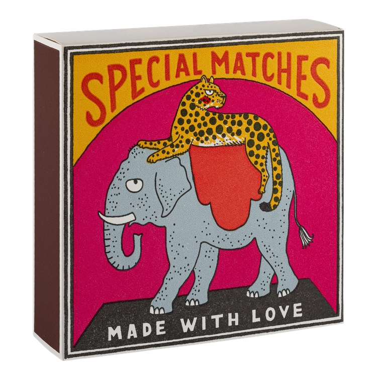 Zapałki Elephant and Cheetah