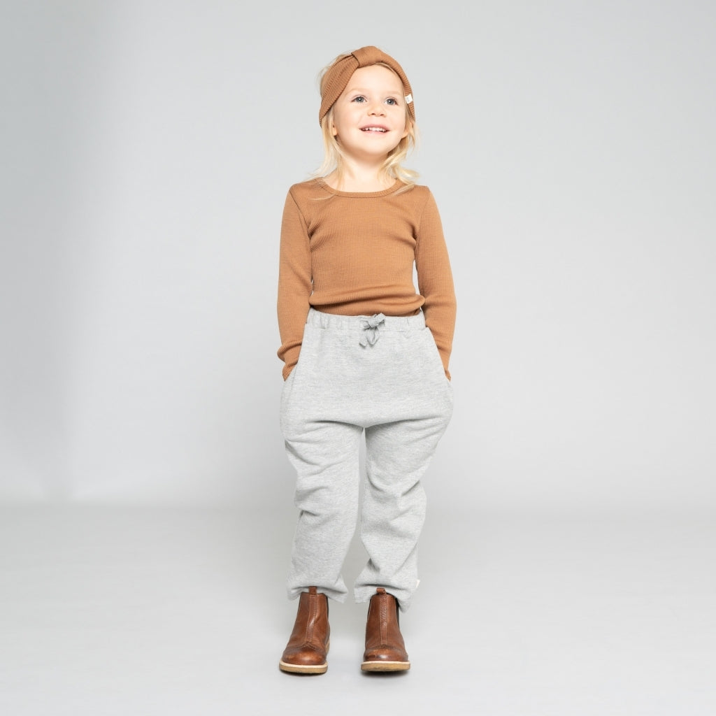 Bluzka z wełny merino Atlantic caramel 2-3 lata