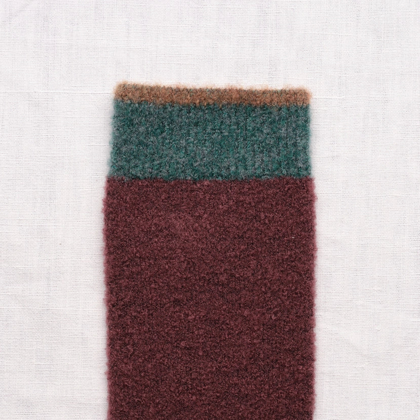 Skarpety Mousse merino porto