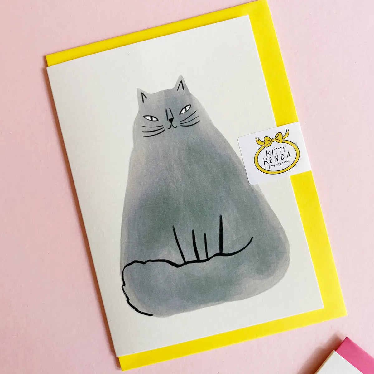 Kartka Floofy Cat
