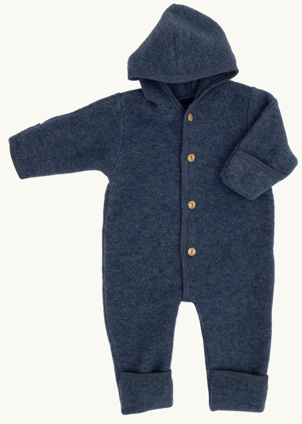 Kombinezon z wełny merino blue melange