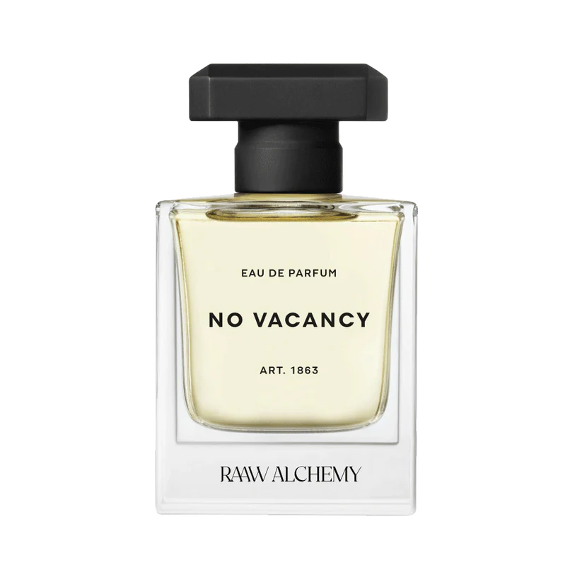 Woda perfumowana RAAW Alchemy No Vacancy 50 ml w minimalistycznym szklanym flakonie