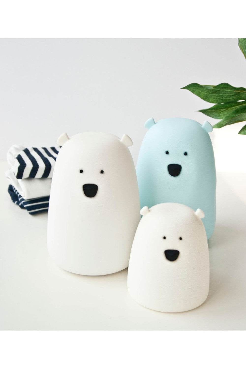 Miś Mały lampka SIlikonowa Biała - Rabbit & Friends