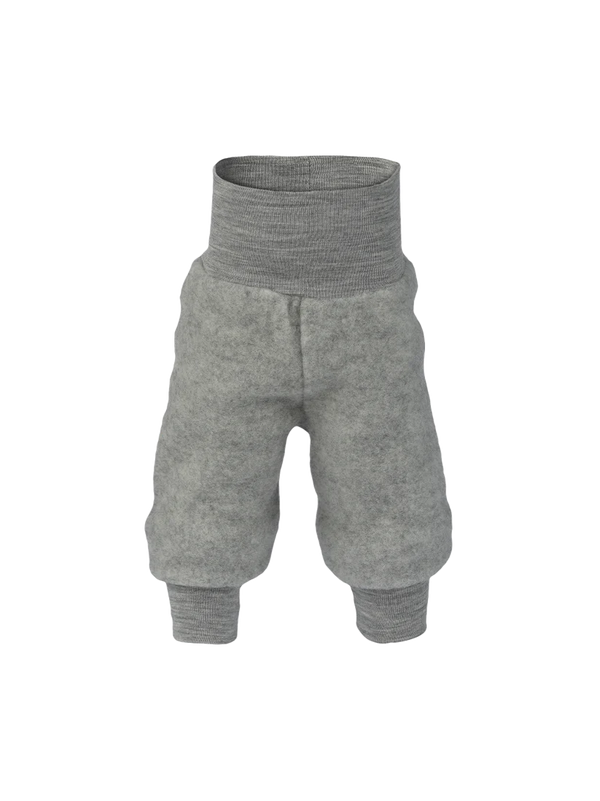 Spodnie z wełny merino light grey melange Engel Natur