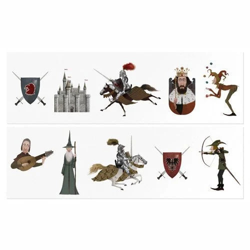 Tatuaże zmywalne Rycerze Medieval Londji