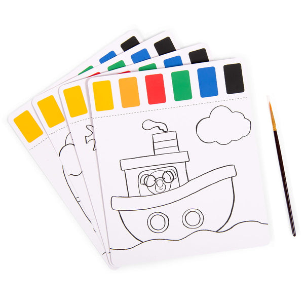 Kolorowanka z Farbami Les Popipop