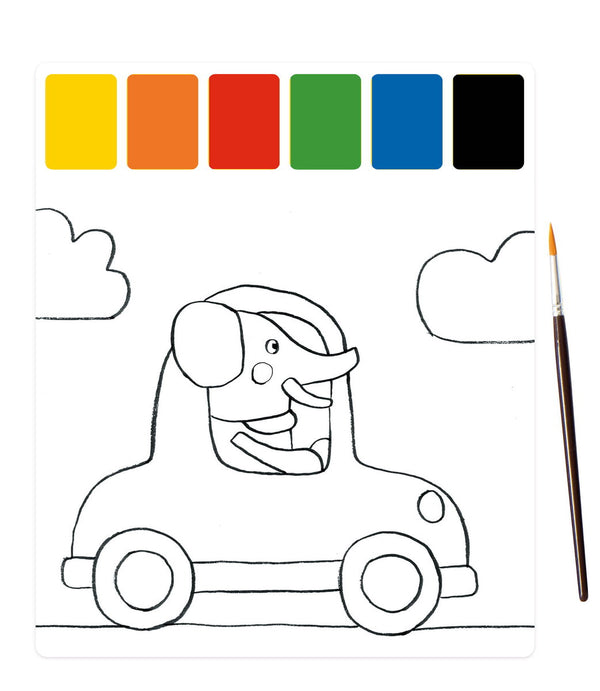 Kolorowanka z Farbami Les Popipop