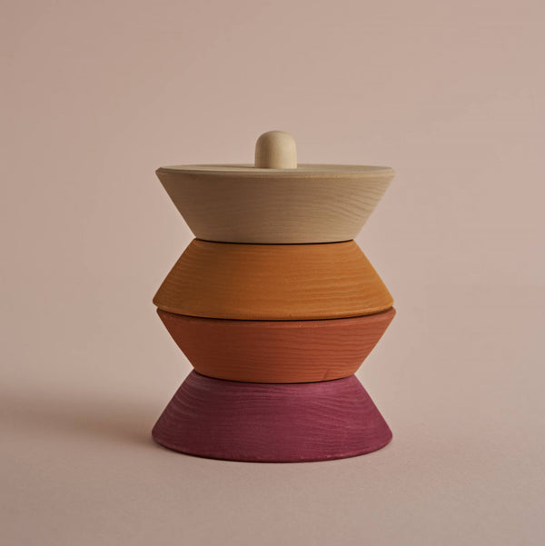 Wieża z drewna Small Sculpture