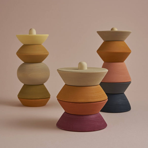 Wieża z drewna Small Sculpture