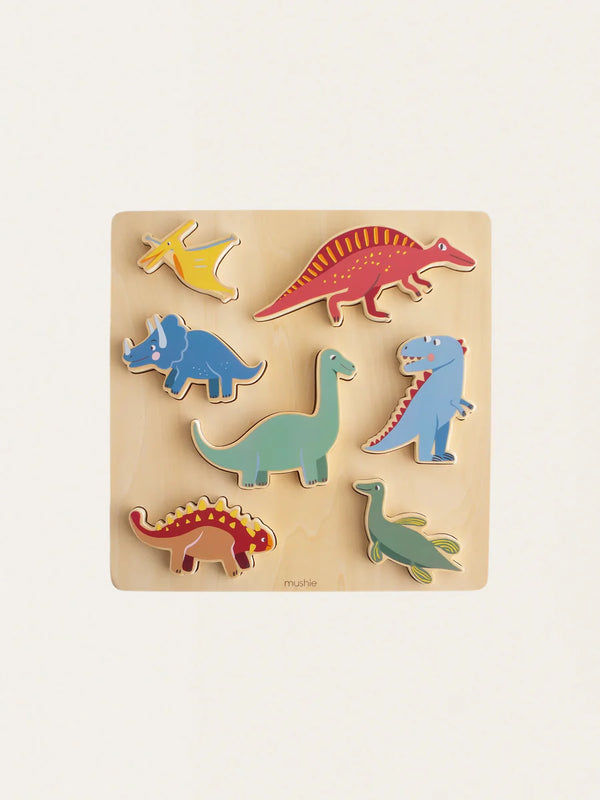 Drewniane puzzle 3D Dino