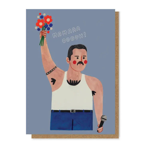 Kartka Queen Freddie Mercury