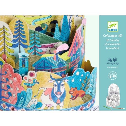 Kolorowanki 3D Na Szczycie Świata