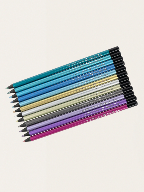 Kredki Metaliczne 12 Kolorów Les Cometes Filantes