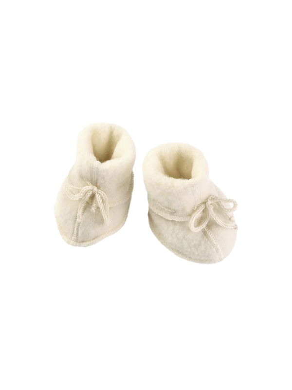 Buciki z wełny merino natural Engel Natur