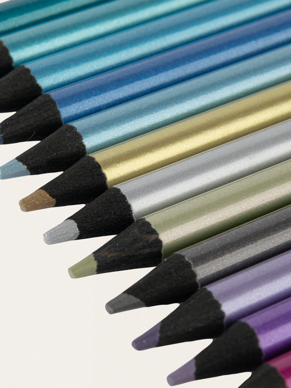 Kredki Metaliczne 12 Kolorów Les Cometes Filantes