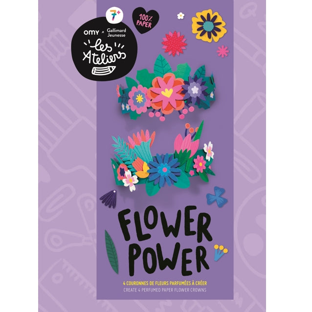 Zestaw do robienia wianków Flower Power - OMY