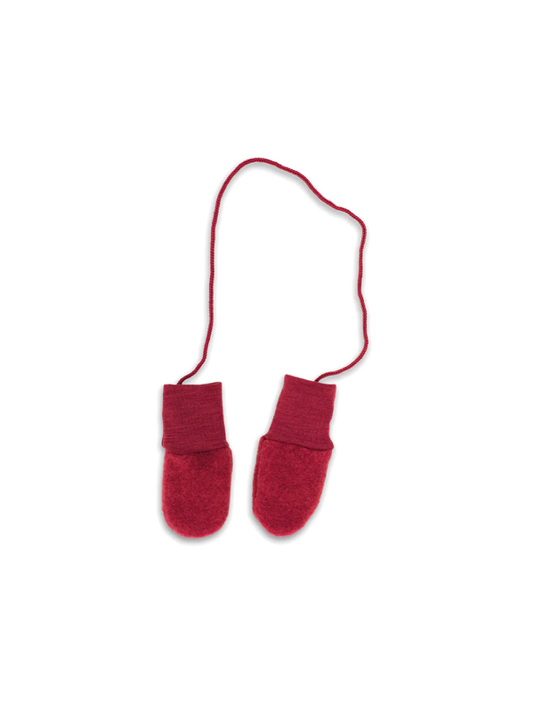 Rękawiczki z wełny merino cinnamon dla niemowląt Engel Natur