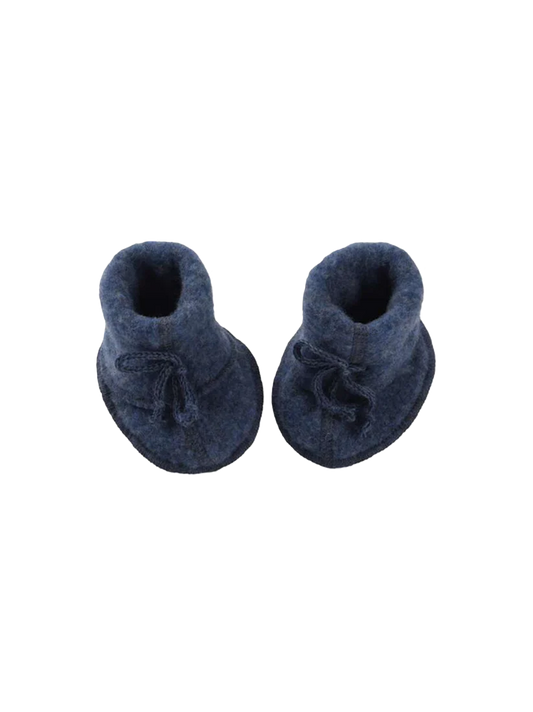 Buciki z wełny merino blue