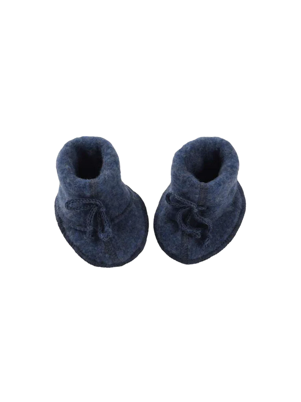 Buciki z wełny merino grey melange Engel Natur