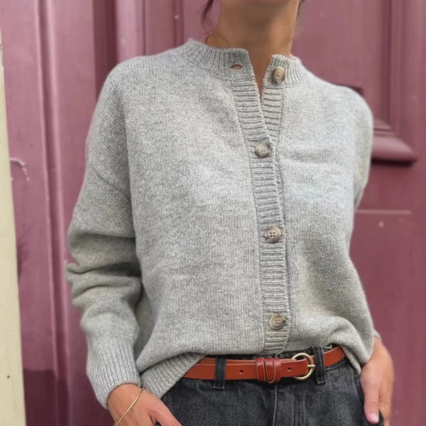 Kardigan Petale Laine mist