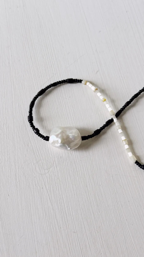 Naszyjnik Large Pearl Pendant Necklace