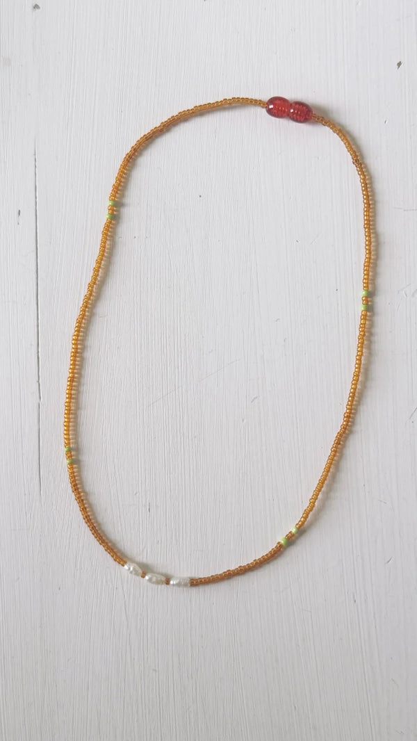 Naszyjnik Freshwater Pearl Necklace trio