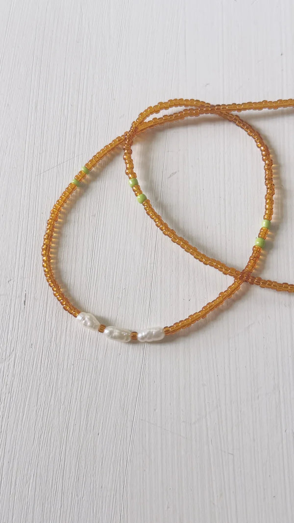 Naszyjnik Freshwater Pearl Necklace trio