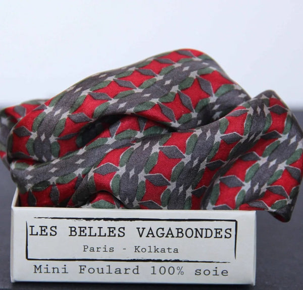 Apaszka Logic orange silk Les Belles Vagabondes