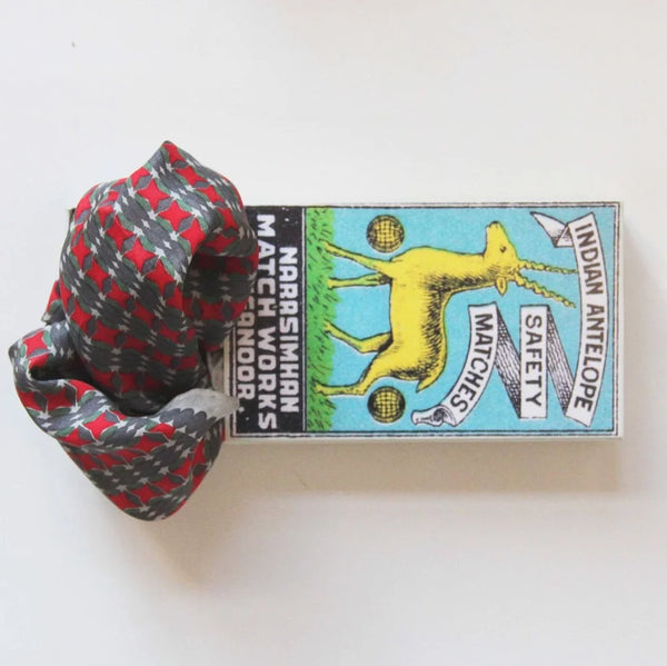 Apaszka Logic orange silk Les Belles Vagabondes