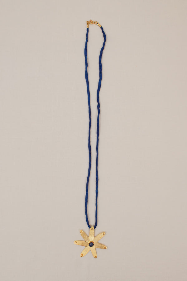 Naszyjnik Stella blue silk Apres Ski