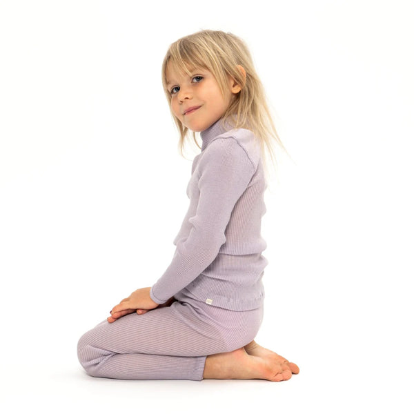 Golf z wełny merino Alf ice rose Minimalisma