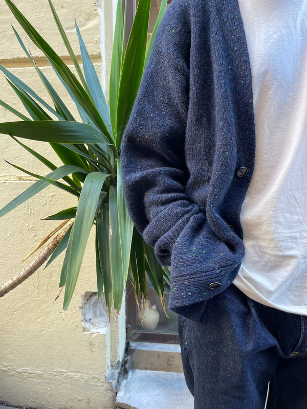 Kardigan Ammi Laine speckled midnight