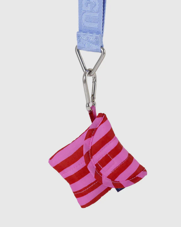 Miękkie etui na słuchawki pink and red painted stripe Baggu