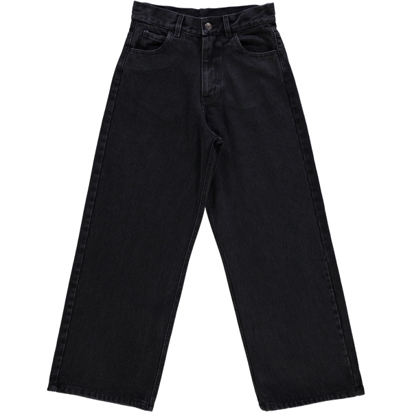 Spodnie jeansowe Bergenie denim noir Poudre Organic
