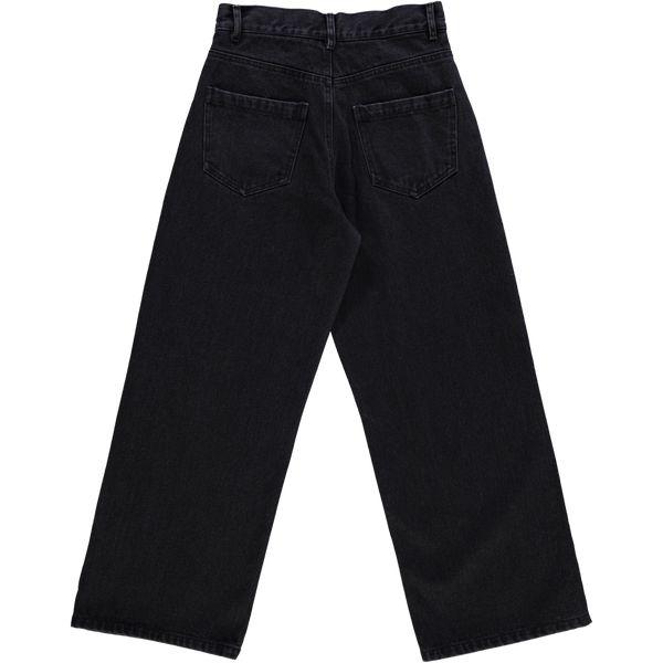 Spodnie jeansowe Bergenie denim noir Poudre Organic