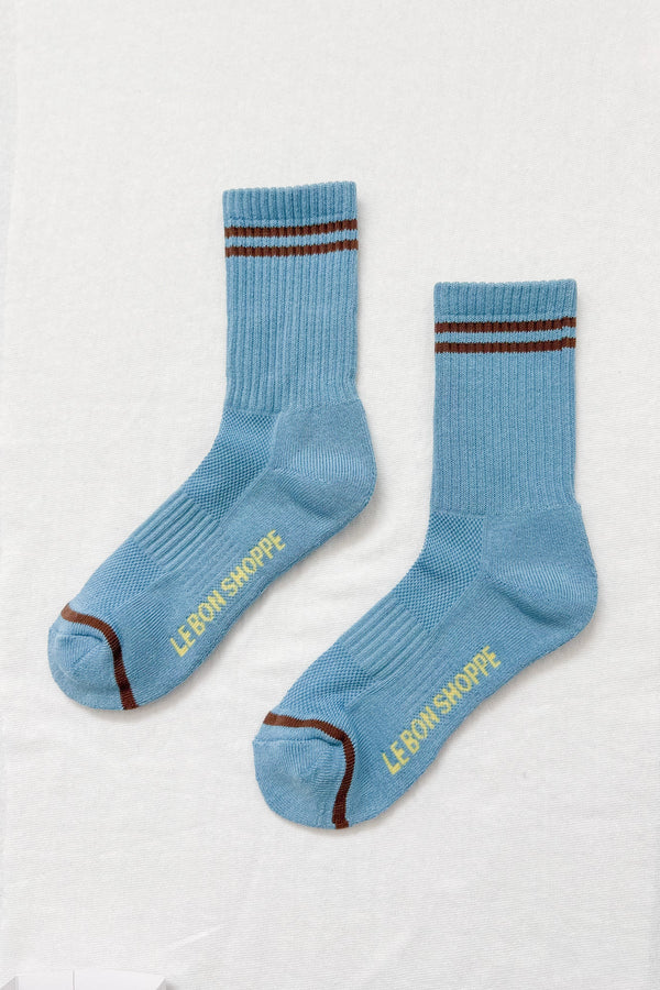 Skarpety Boyfriend Socks powder blue Le Bon Shoppe
