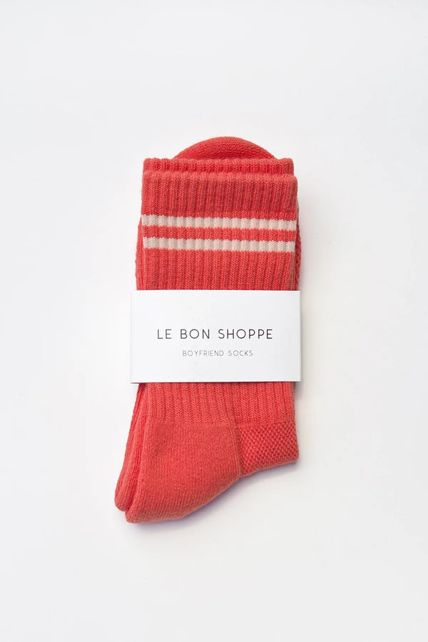 Skarpety Boyfriend Socks OS coral