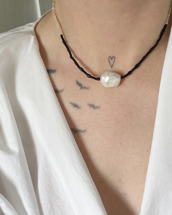 Naszyjnik Large Pearl Pendant Necklace