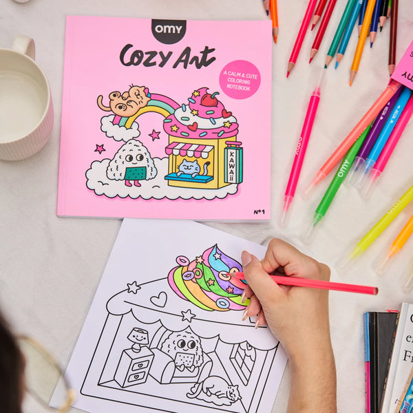 Kolorowanka Cozy Art Kawaii