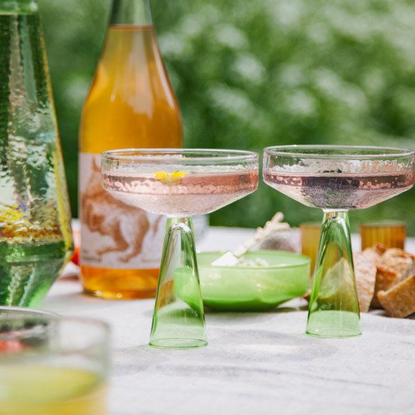 Kieliszki Claude Coupes green 2 szt.