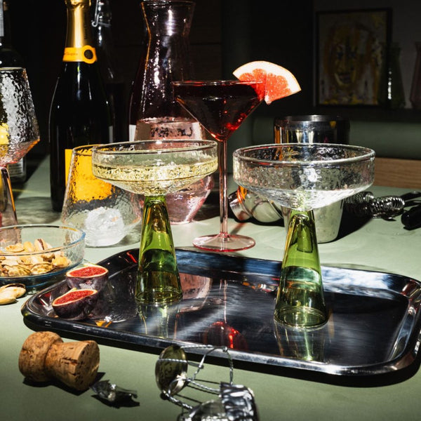 Kieliszki Claude Coupes green 2 szt.