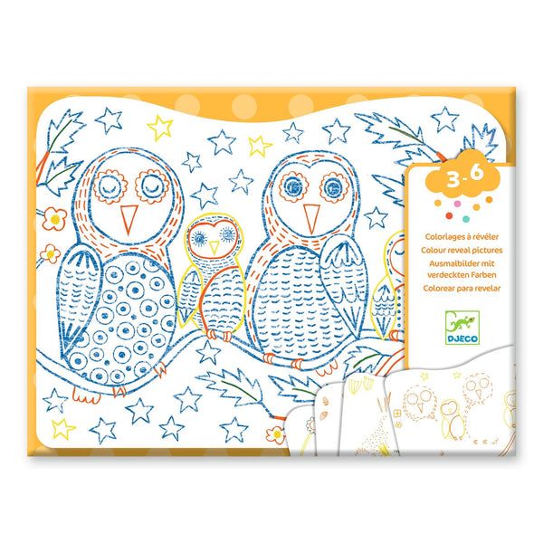 Kolorowanki magiczne Leśne rodzinki Djeco