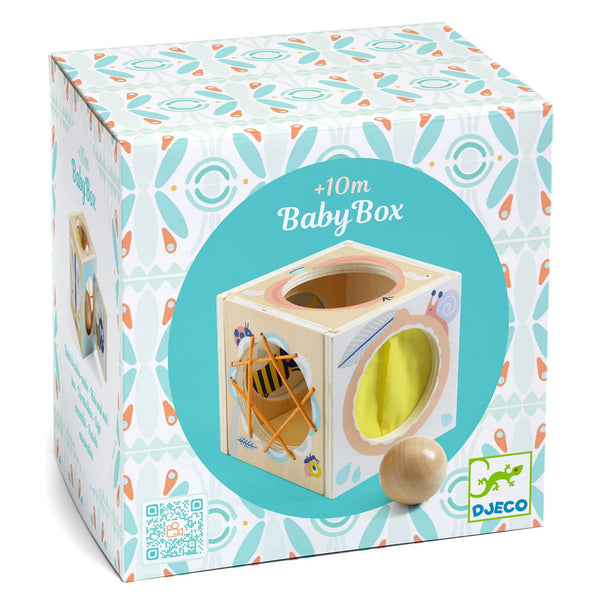Pudełko sensoryczne drewniane Baby Box Djeco