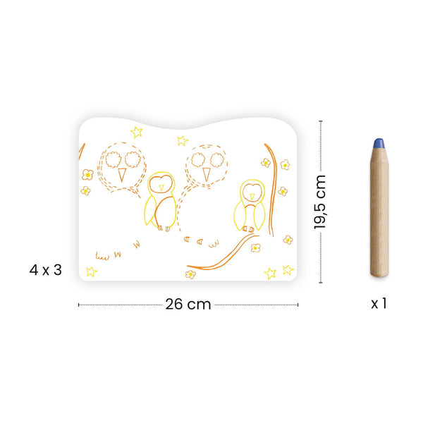 Kolorowanki magiczne Leśne rodzinki Djeco