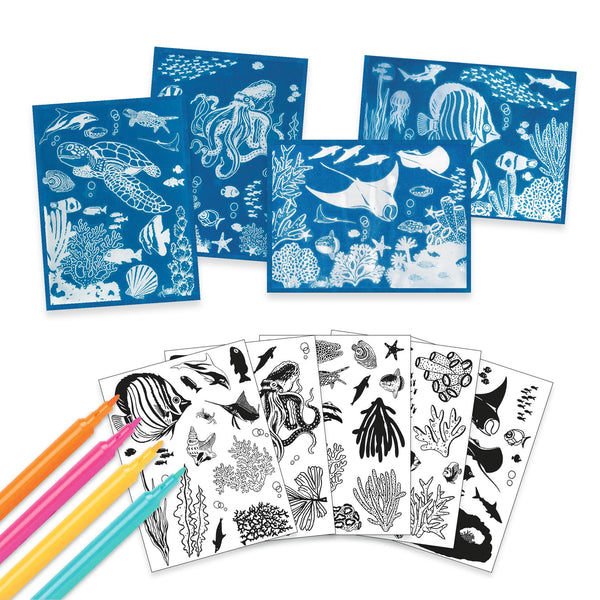 Zestaw artystyczny Cyjanotypia - Ocean