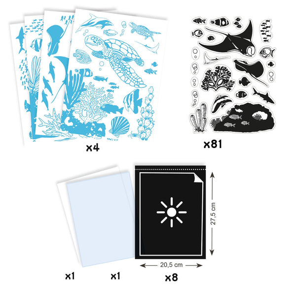 Zestaw artystyczny Cyjanotypia - Ocean