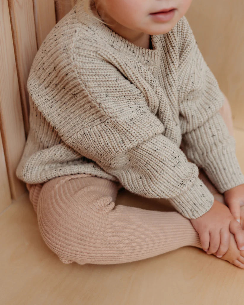 Sweter bawełniany Aspen Jumper oak flecked