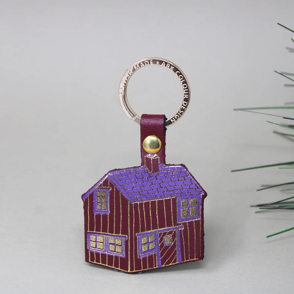 Brelok Cabin dark red