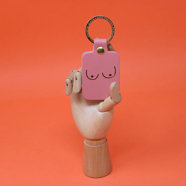 Brelok Boobs pale pink